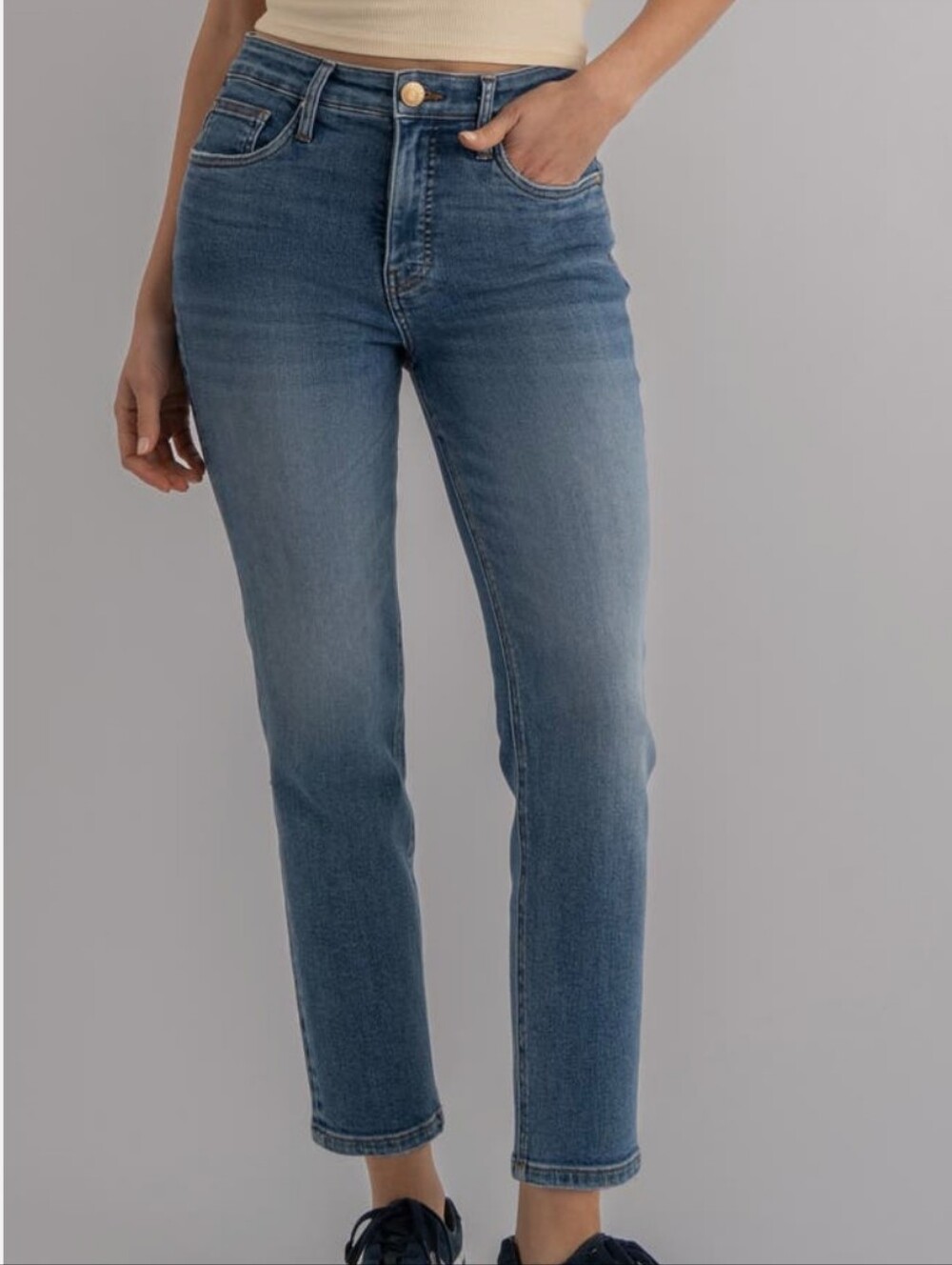 Kut From The Kloth Rachel Fab Ab High Rise Mom Jeans Light Wash